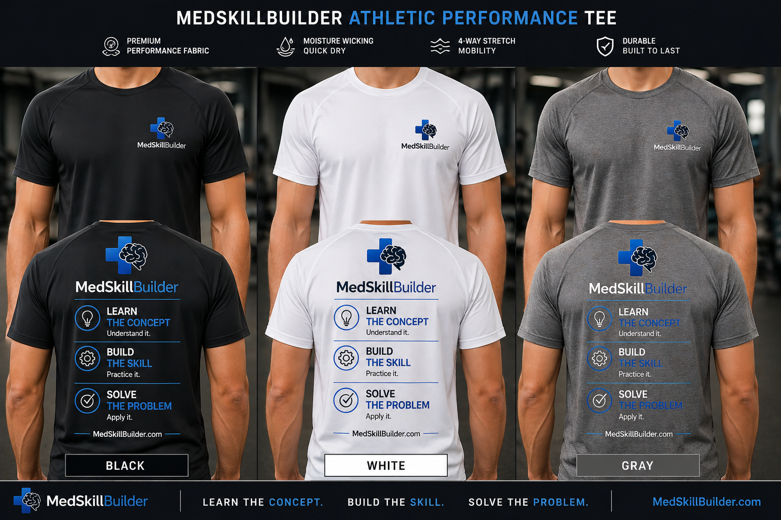MedSkillBuilder Shirt Collection